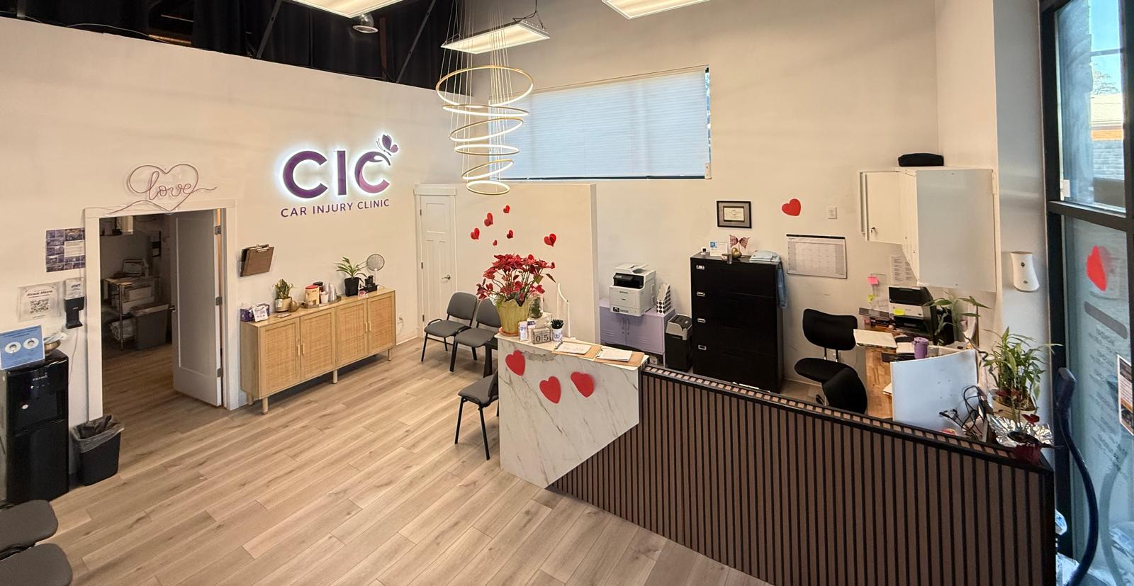 Car Injury Clinic front desk